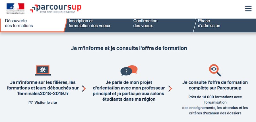 Parcoursup  ouverture de la plateforme dès le 20 décembre ! – Ludovia
