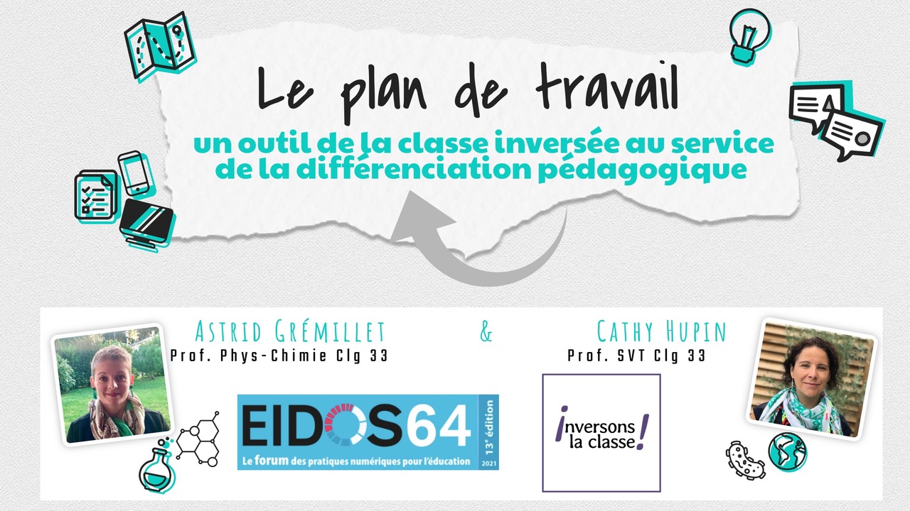 Le plan de travail : un outil de la classe inversée au service de la ...