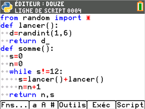 Programmation PYTHON et SCRATCH sur calculatrices